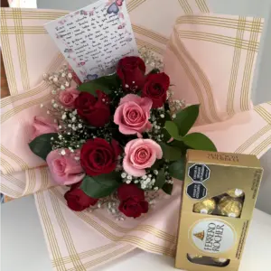 Combo Bouquet Dulce Amor + Chocolates