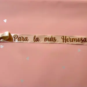 Cinta con Mensaje - Para La Mas Hermosa