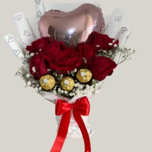 delicado-bouquet-7-rosas-ferrero-globo