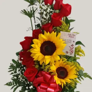 ramo-base-de-girasoles